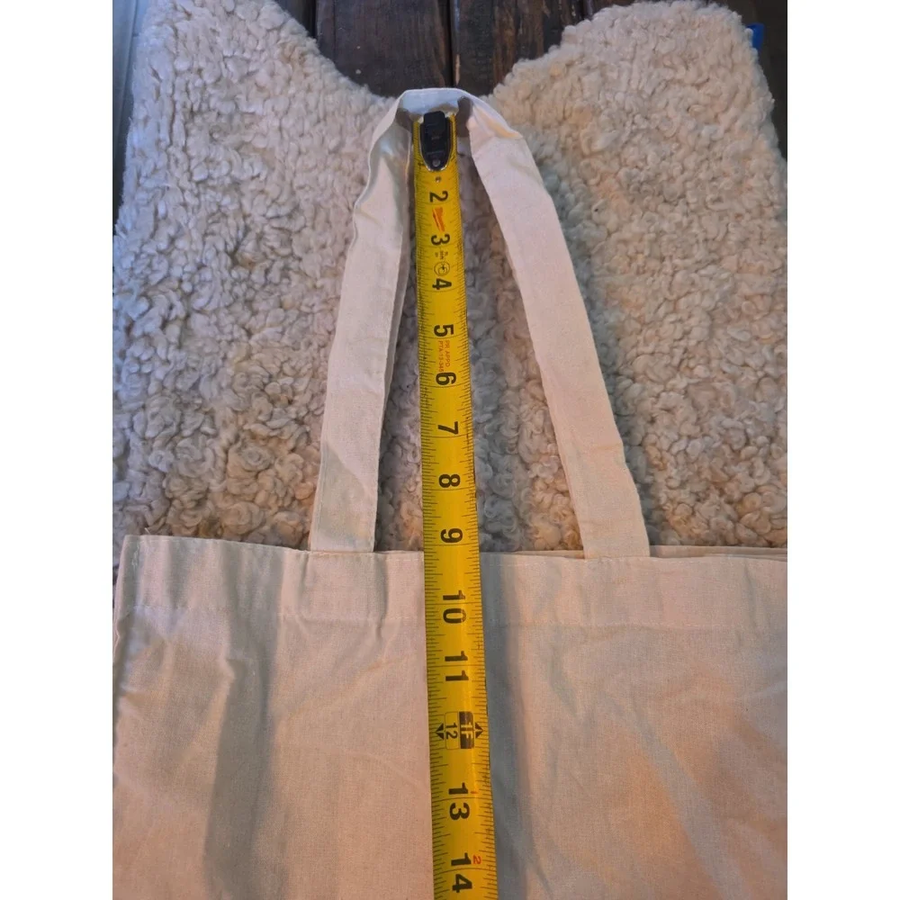 GUCCI cotton canvas shopper tote bag Dust Bag Reusable Bag logo on both sides!